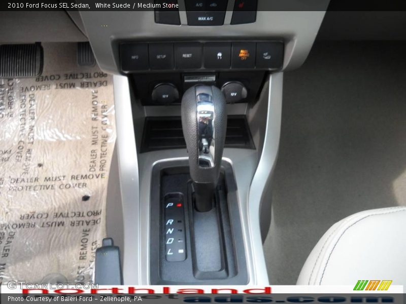 White Suede / Medium Stone 2010 Ford Focus SEL Sedan