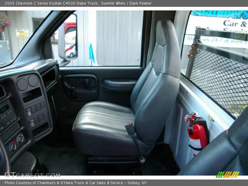 Summit White / Dark Pewter 2003 Chevrolet C Series Kodiak C4500 Stake Truck