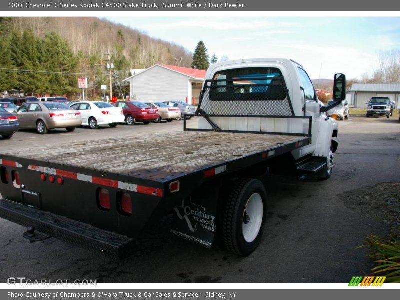 Summit White / Dark Pewter 2003 Chevrolet C Series Kodiak C4500 Stake Truck