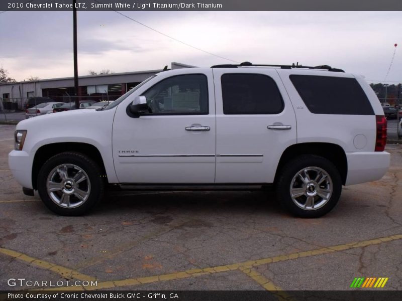 Summit White / Light Titanium/Dark Titanium 2010 Chevrolet Tahoe LTZ