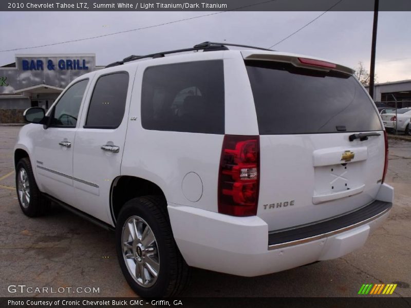 Summit White / Light Titanium/Dark Titanium 2010 Chevrolet Tahoe LTZ