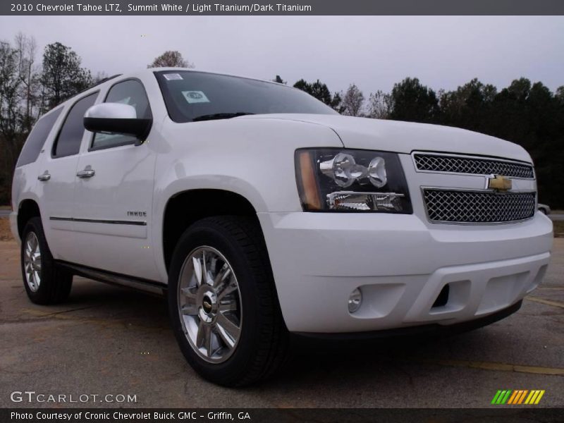 Summit White / Light Titanium/Dark Titanium 2010 Chevrolet Tahoe LTZ