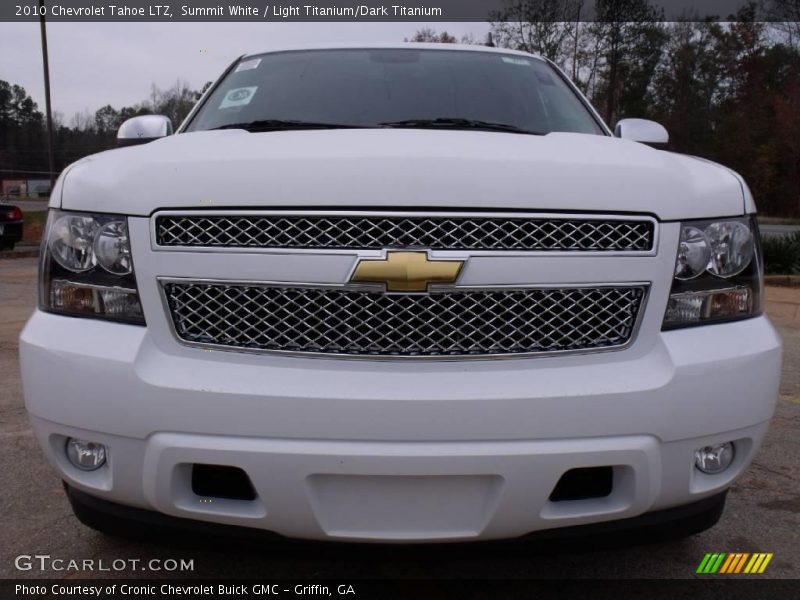 Summit White / Light Titanium/Dark Titanium 2010 Chevrolet Tahoe LTZ