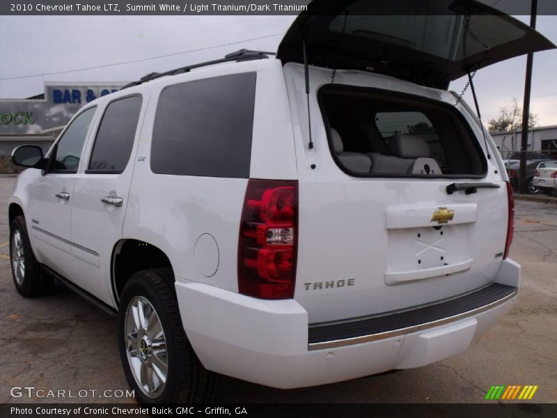 Summit White / Light Titanium/Dark Titanium 2010 Chevrolet Tahoe LTZ