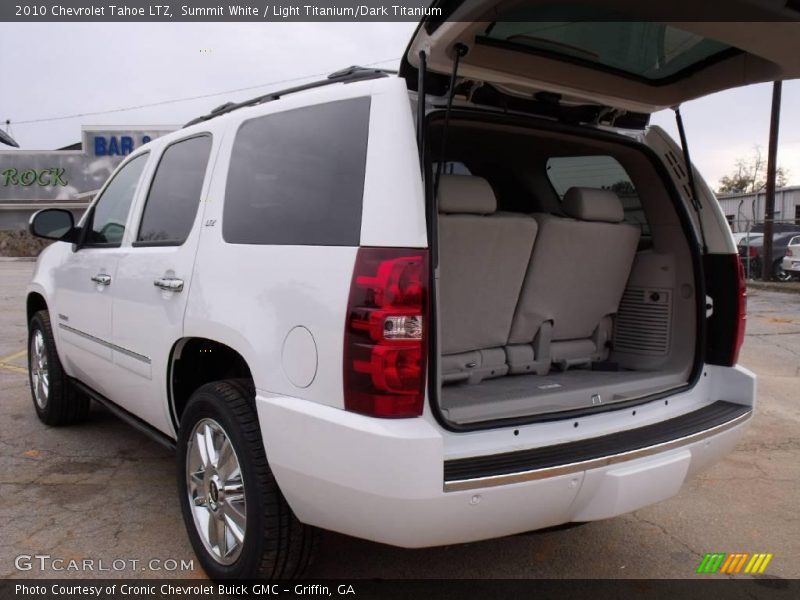 Summit White / Light Titanium/Dark Titanium 2010 Chevrolet Tahoe LTZ