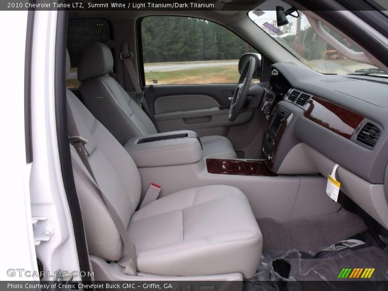 Summit White / Light Titanium/Dark Titanium 2010 Chevrolet Tahoe LTZ