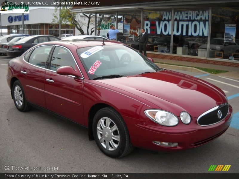 Cardinal Red Metallic / Gray 2005 Buick LaCrosse CX