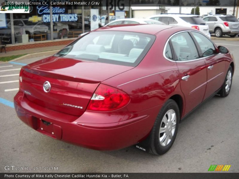 Cardinal Red Metallic / Gray 2005 Buick LaCrosse CX