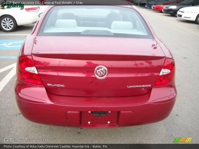 Cardinal Red Metallic / Gray 2005 Buick LaCrosse CX