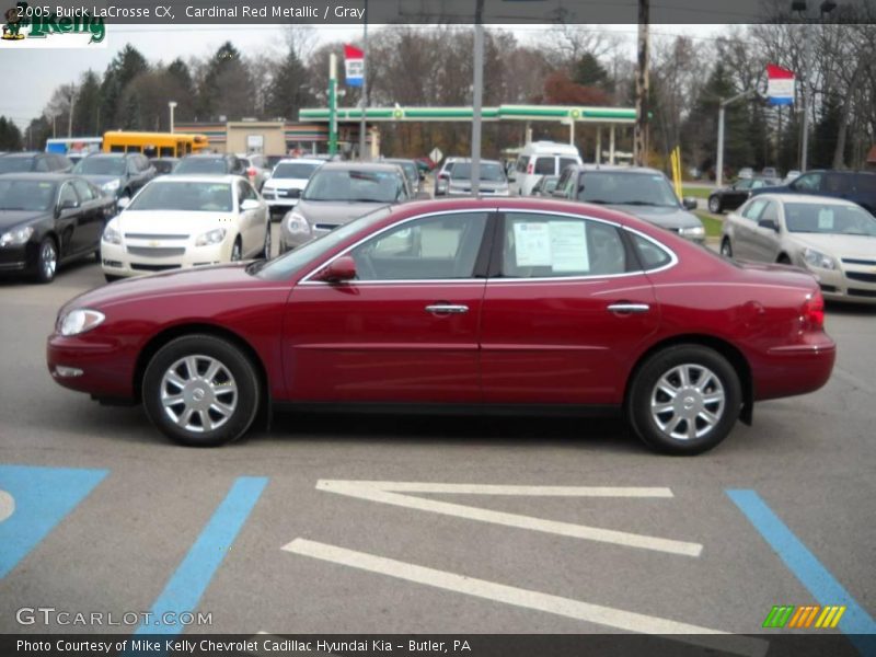 Cardinal Red Metallic / Gray 2005 Buick LaCrosse CX