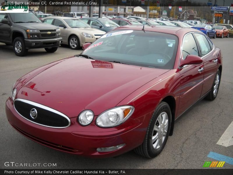 Cardinal Red Metallic / Gray 2005 Buick LaCrosse CX