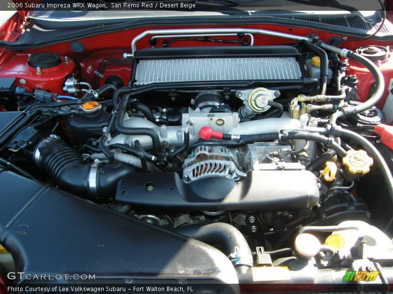 San Remo Red / Desert Beige 2006 Subaru Impreza WRX Wagon