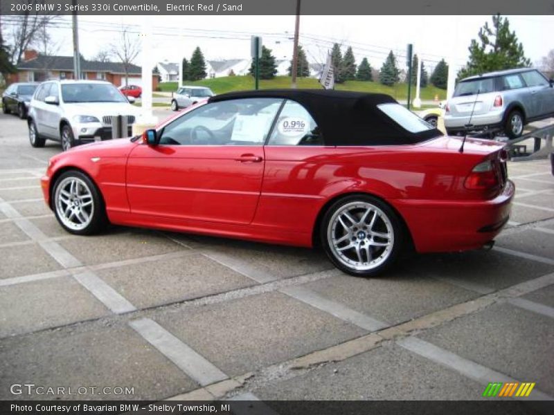 Electric Red / Sand 2006 BMW 3 Series 330i Convertible