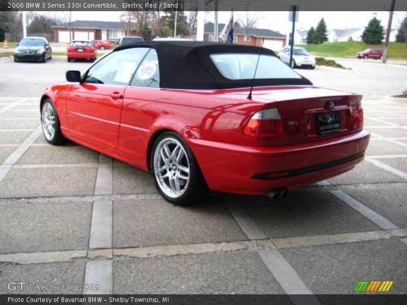 Electric Red / Sand 2006 BMW 3 Series 330i Convertible