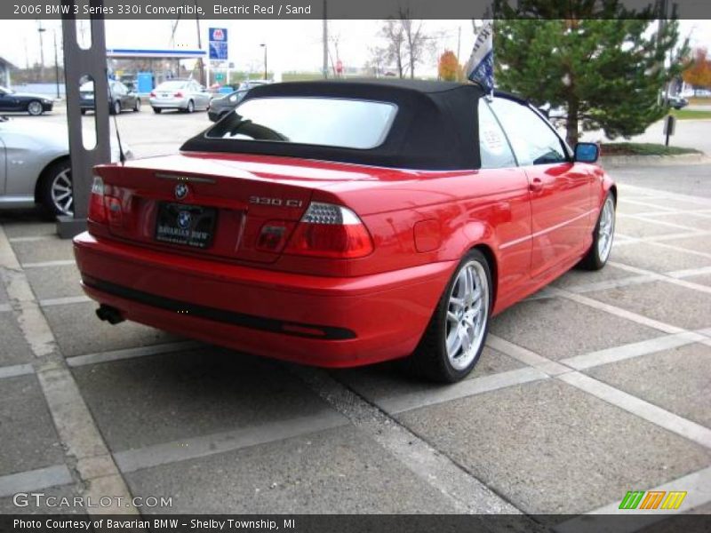 Electric Red / Sand 2006 BMW 3 Series 330i Convertible