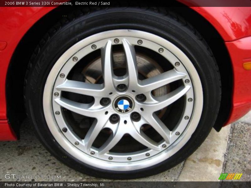 Electric Red / Sand 2006 BMW 3 Series 330i Convertible
