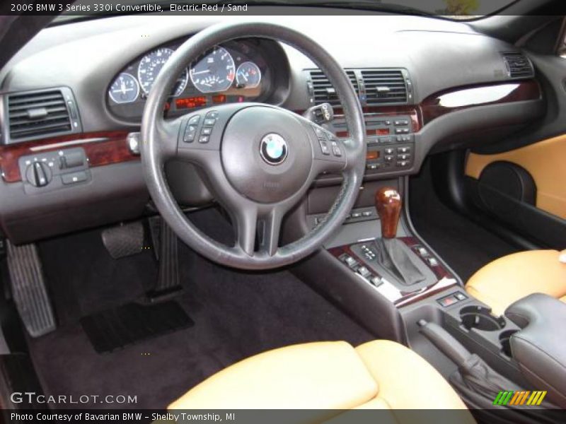 Electric Red / Sand 2006 BMW 3 Series 330i Convertible