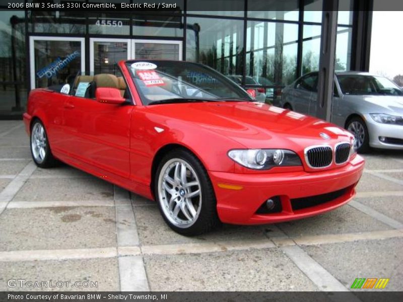 Electric Red / Sand 2006 BMW 3 Series 330i Convertible