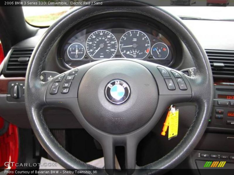 Electric Red / Sand 2006 BMW 3 Series 330i Convertible