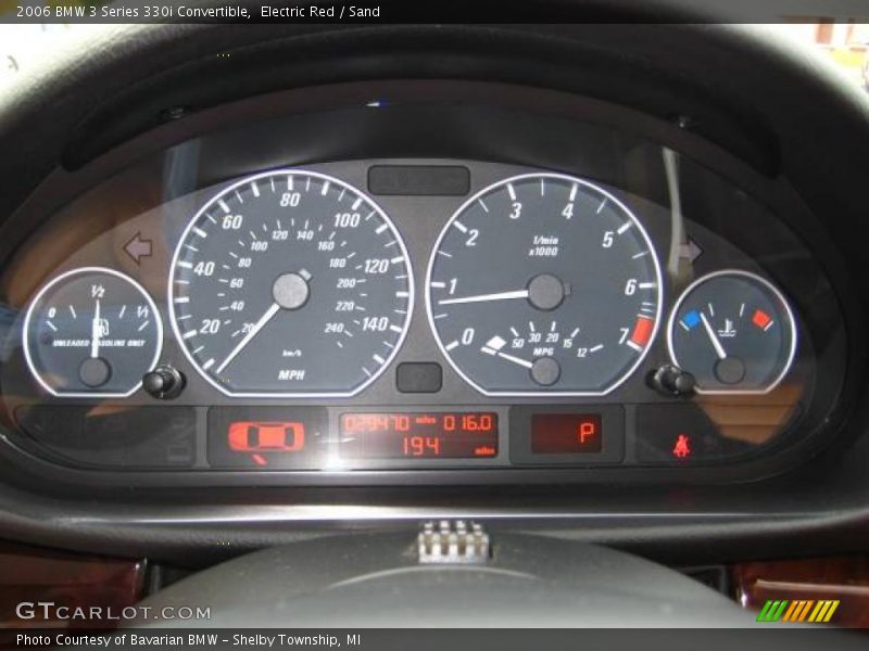Electric Red / Sand 2006 BMW 3 Series 330i Convertible