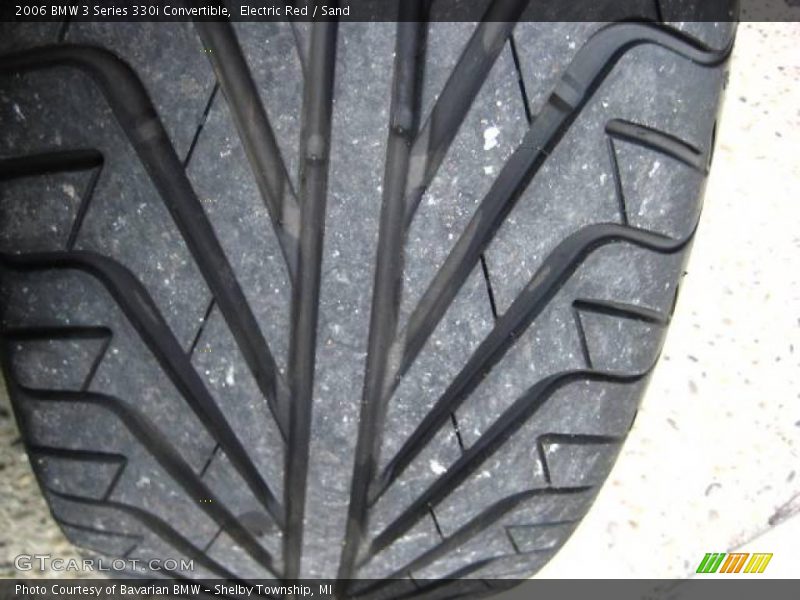 Electric Red / Sand 2006 BMW 3 Series 330i Convertible