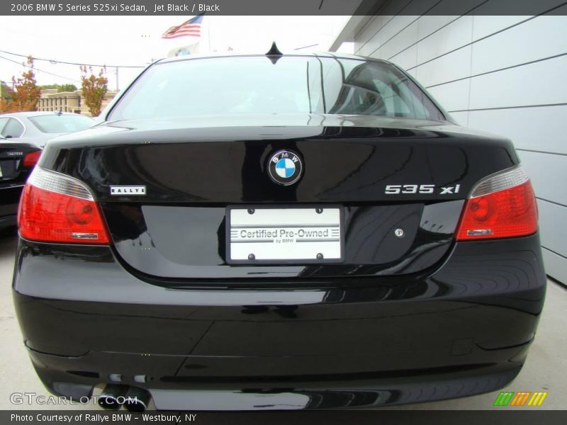 Jet Black / Black 2006 BMW 5 Series 525xi Sedan