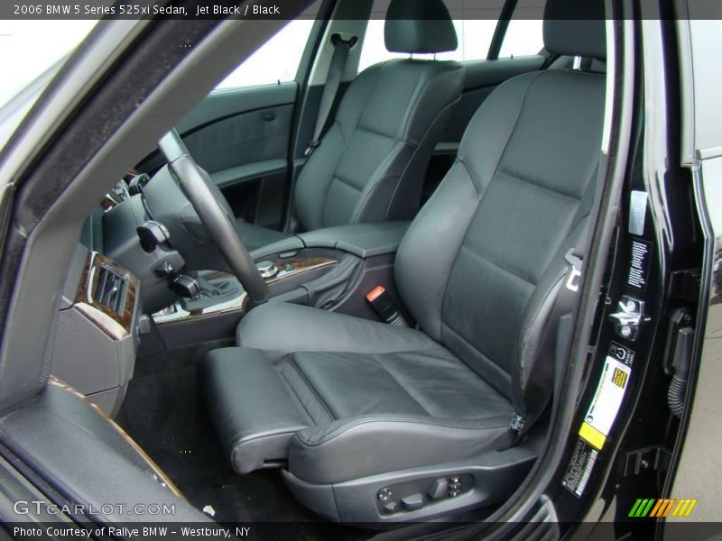 Jet Black / Black 2006 BMW 5 Series 525xi Sedan
