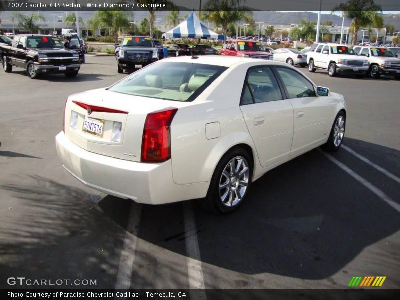 White Diamond / Cashmere 2007 Cadillac CTS Sedan