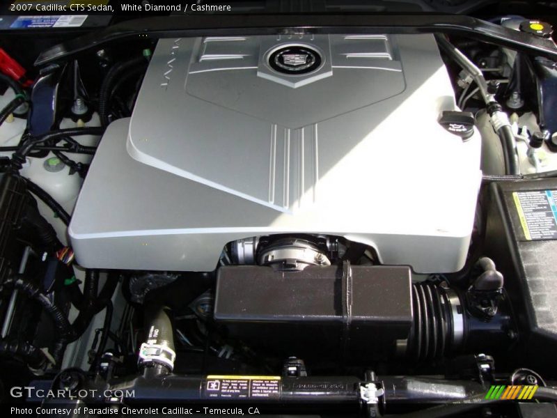 White Diamond / Cashmere 2007 Cadillac CTS Sedan
