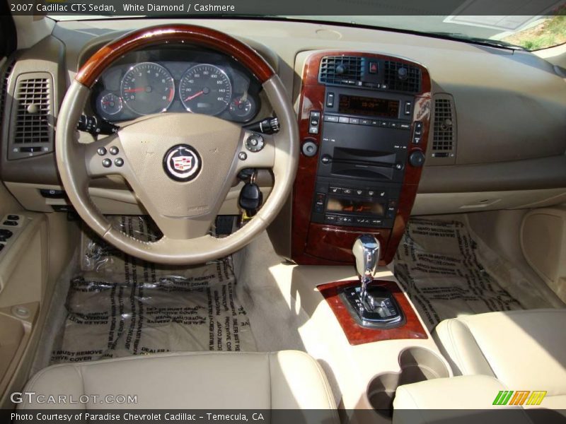 White Diamond / Cashmere 2007 Cadillac CTS Sedan
