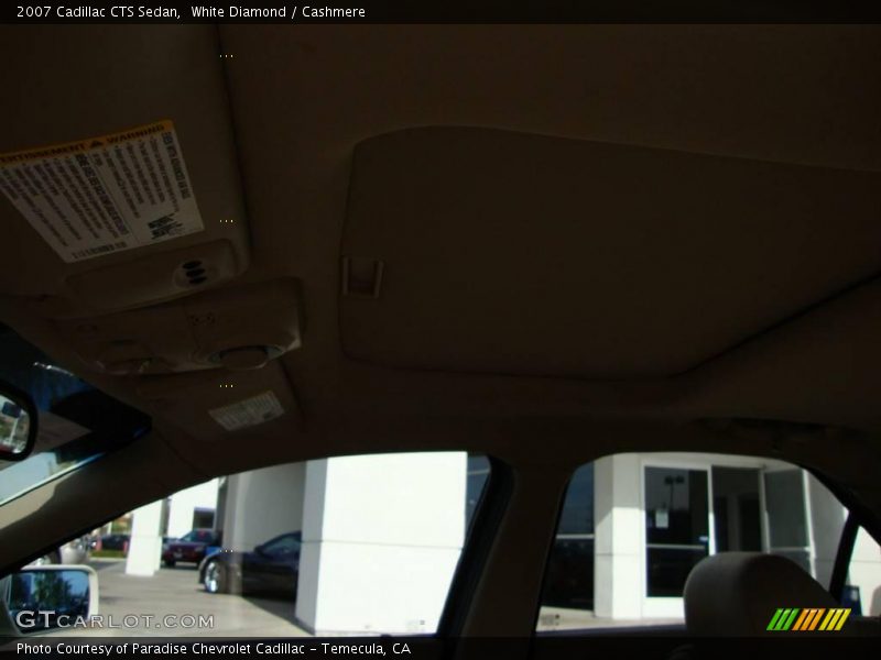 White Diamond / Cashmere 2007 Cadillac CTS Sedan