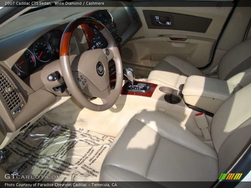 White Diamond / Cashmere 2007 Cadillac CTS Sedan