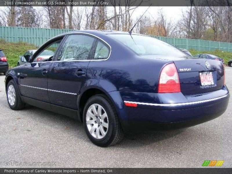 Indigo Blue Pearl / Grey 2003 Volkswagen Passat GLS Sedan
