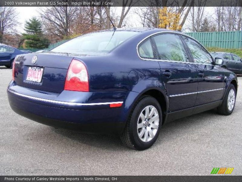 Indigo Blue Pearl / Grey 2003 Volkswagen Passat GLS Sedan