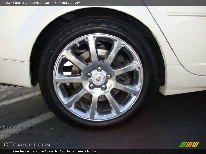 White Diamond / Cashmere 2007 Cadillac CTS Sedan