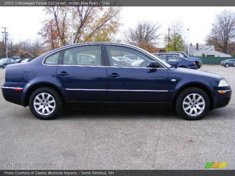 Indigo Blue Pearl / Grey 2003 Volkswagen Passat GLS Sedan