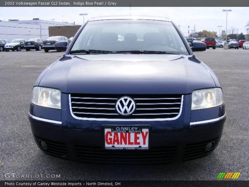 Indigo Blue Pearl / Grey 2003 Volkswagen Passat GLS Sedan