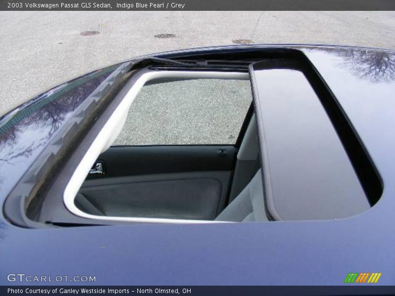 Indigo Blue Pearl / Grey 2003 Volkswagen Passat GLS Sedan