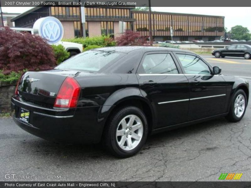 Brilliant Black / Dark Khaki/Light Graystone 2007 Chrysler 300 Touring