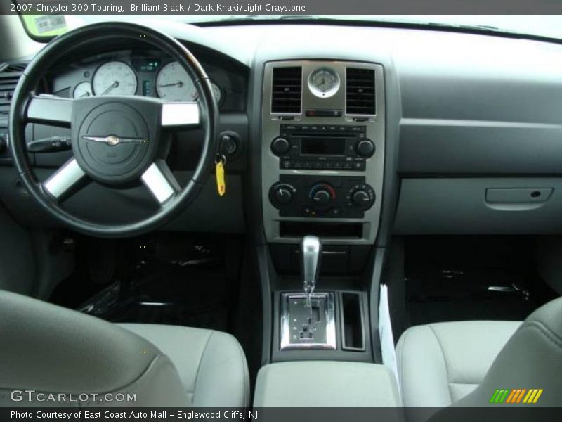 Brilliant Black / Dark Khaki/Light Graystone 2007 Chrysler 300 Touring