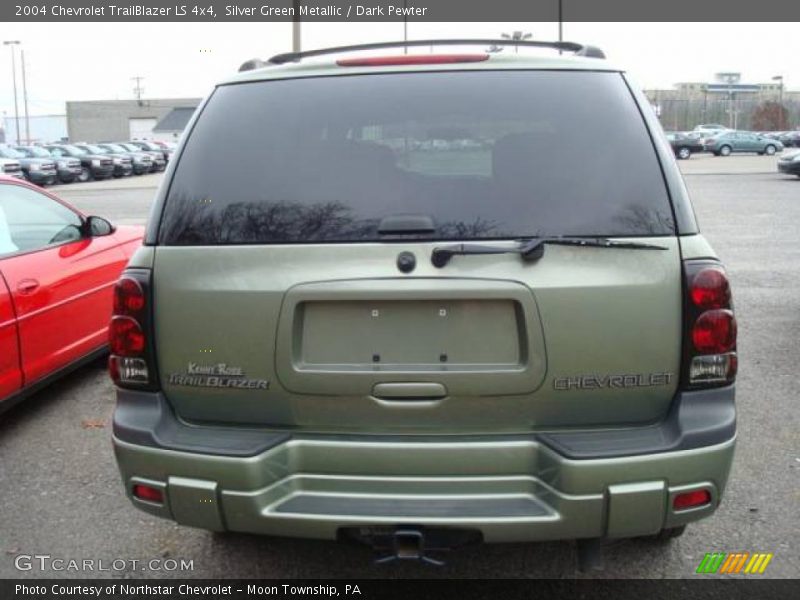 Silver Green Metallic / Dark Pewter 2004 Chevrolet TrailBlazer LS 4x4