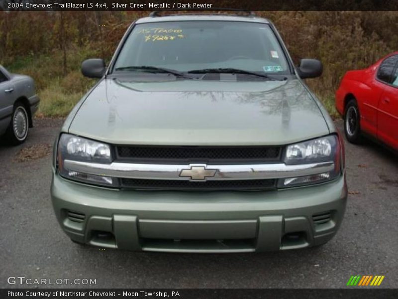 Silver Green Metallic / Dark Pewter 2004 Chevrolet TrailBlazer LS 4x4