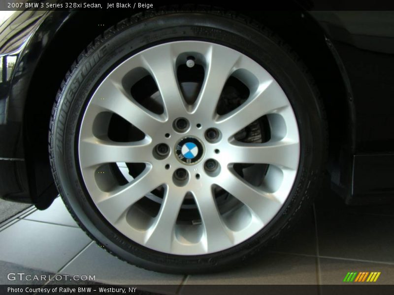 Jet Black / Beige 2007 BMW 3 Series 328xi Sedan