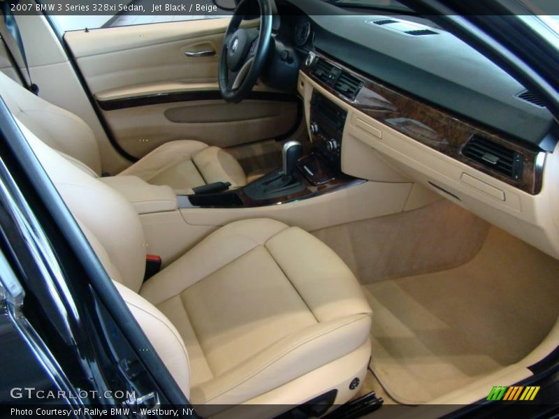 Jet Black / Beige 2007 BMW 3 Series 328xi Sedan