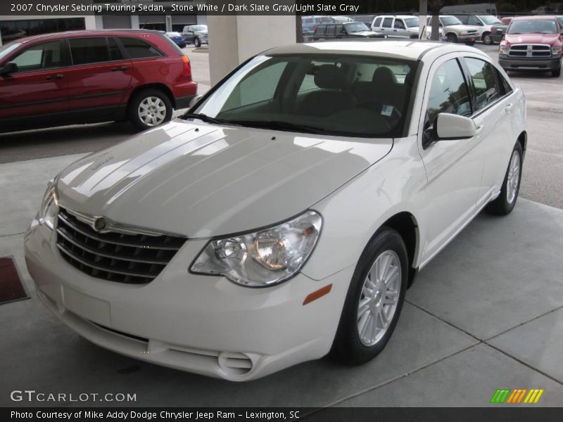 Stone White / Dark Slate Gray/Light Slate Gray 2007 Chrysler Sebring Touring Sedan