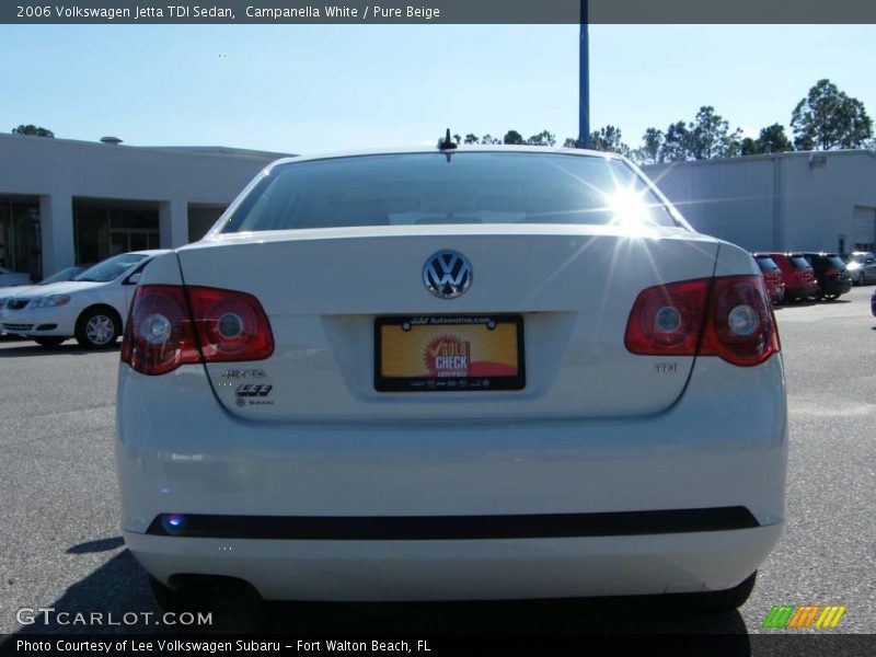 Campanella White / Pure Beige 2006 Volkswagen Jetta TDI Sedan