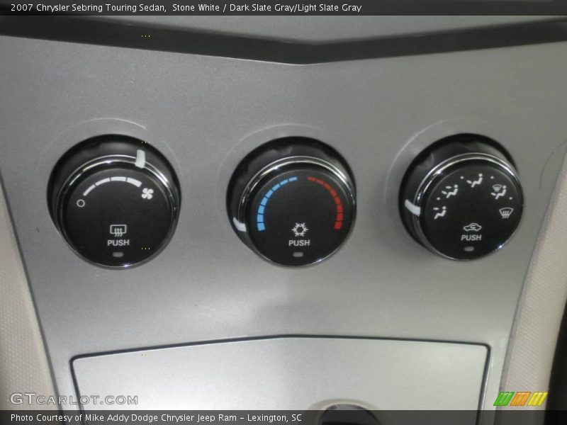 Stone White / Dark Slate Gray/Light Slate Gray 2007 Chrysler Sebring Touring Sedan