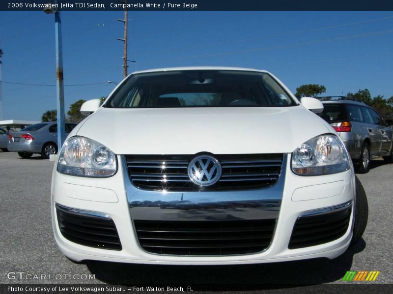 Campanella White / Pure Beige 2006 Volkswagen Jetta TDI Sedan