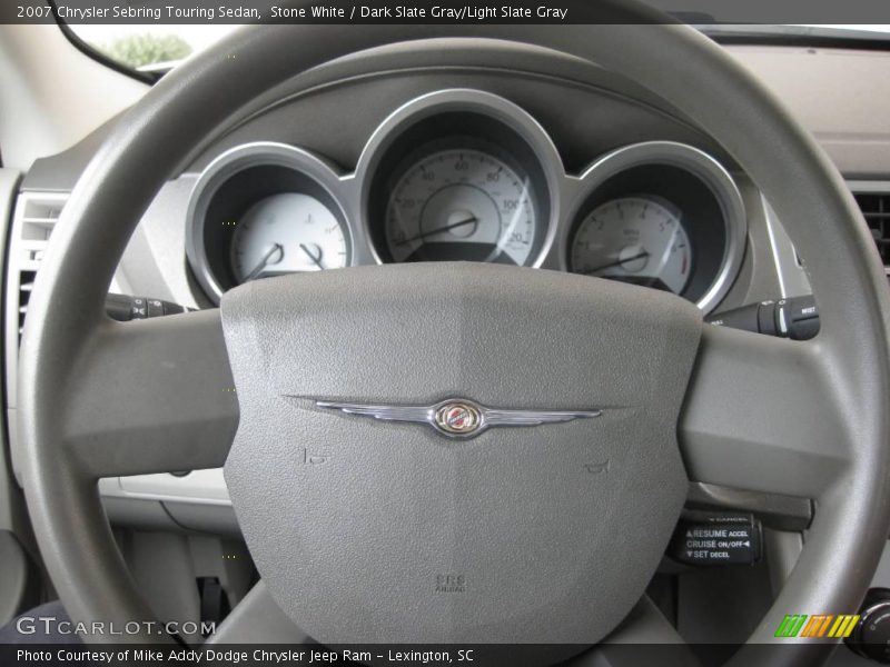 Stone White / Dark Slate Gray/Light Slate Gray 2007 Chrysler Sebring Touring Sedan
