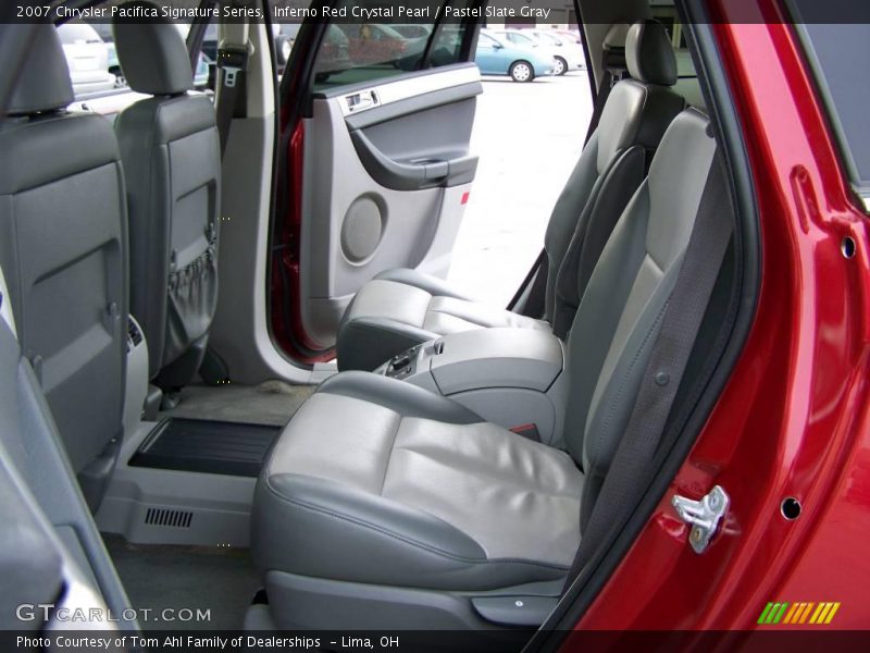 Inferno Red Crystal Pearl / Pastel Slate Gray 2007 Chrysler Pacifica Signature Series